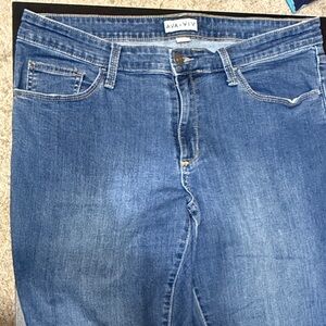 Ava & Viv Classic Straight Leg Blue Denim Jeans